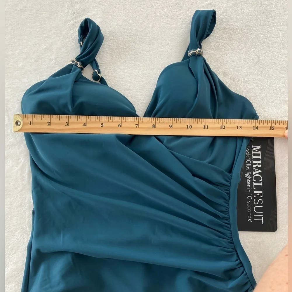 MIRACLESUIT Size 12 Razzle Dazzle Siren One Piece Swimsuit - Picture 8 of 15